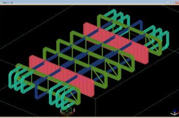 浮体構造物 鉄骨部の3D詳細設計